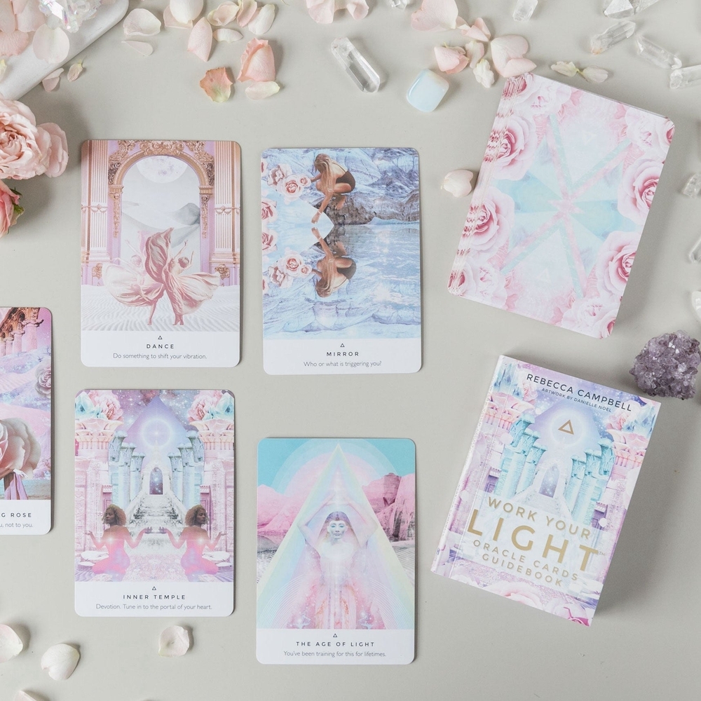 Work Your Light Oracle Card & Guide Uplift Renew Selflove Worth Care True